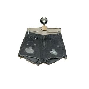 TwentyFourSeven Distressed Cut‎ Off Denim Shorts
